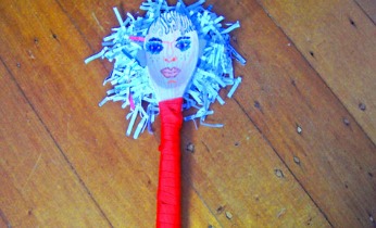 Wooden spoon character